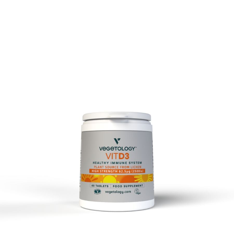 Vegetology Vitamín D3 Vitashine 2500IU, 60 tabliet | Vegmart.sk